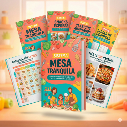 Mesa Tranquila® El sistema completo para cuidar la glucemia de tu hijo y volver a disfrutar la comida sin miedo